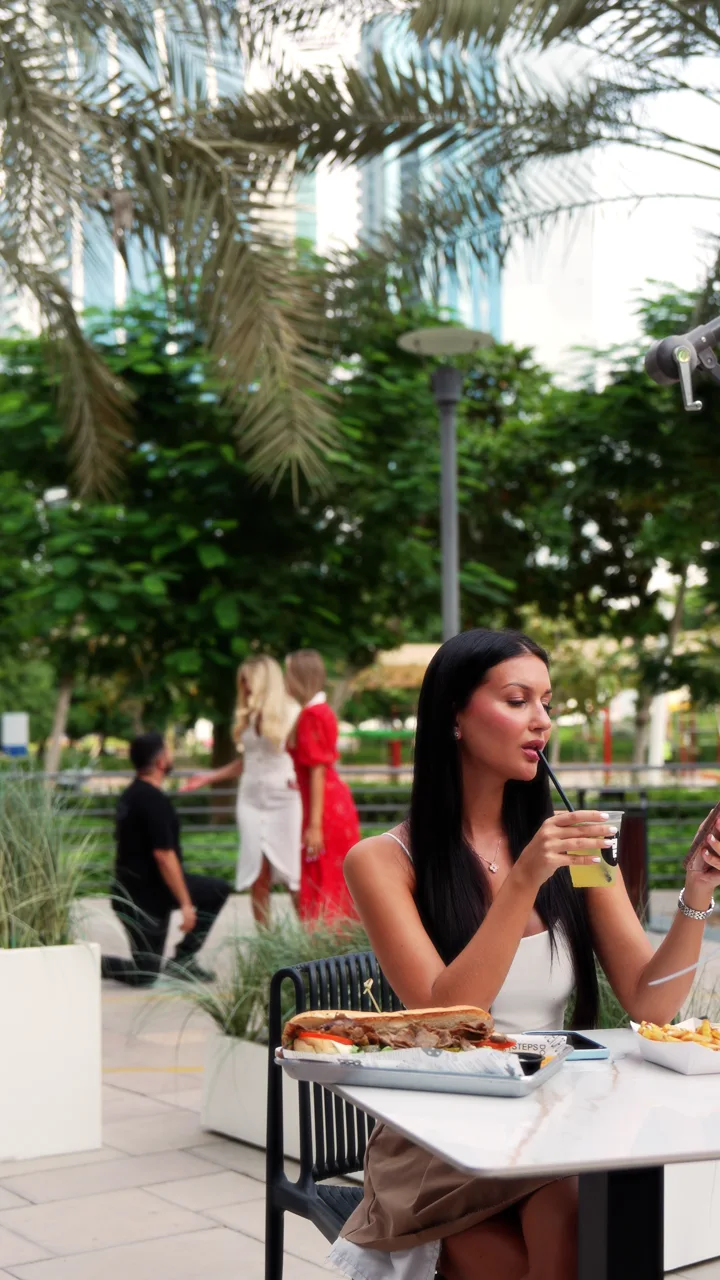 Café stories: dining on the terrace