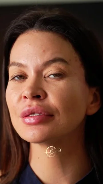 Consultation/treatment montage with practitioner and portrait close-ups.