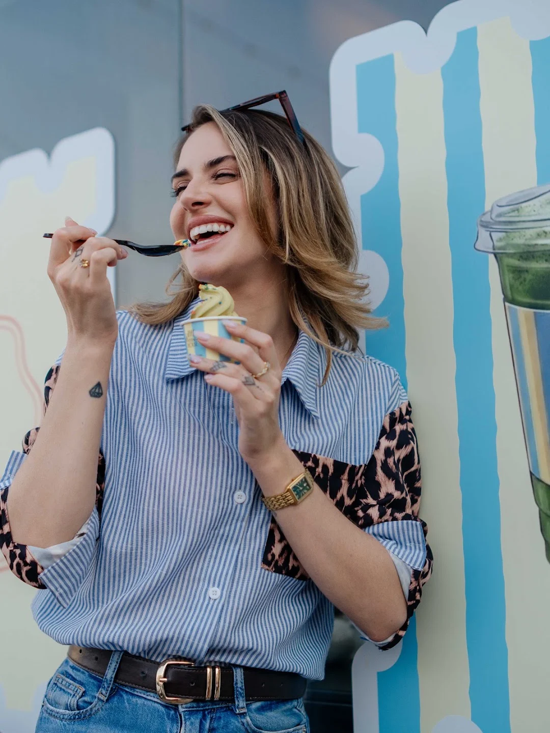 Ice-cream lifestyle campaign photography