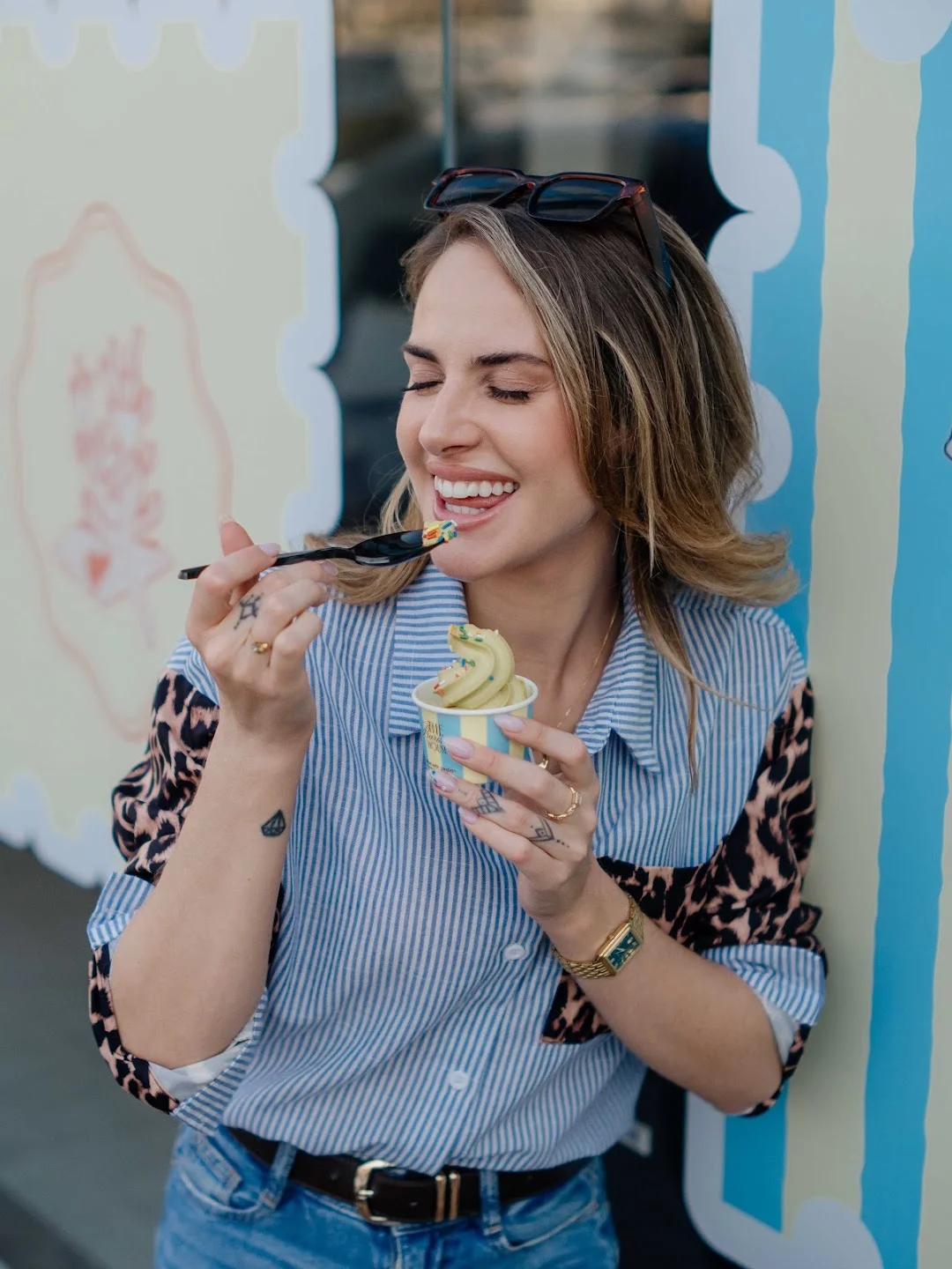 Ice-cream lifestyle campaign photography