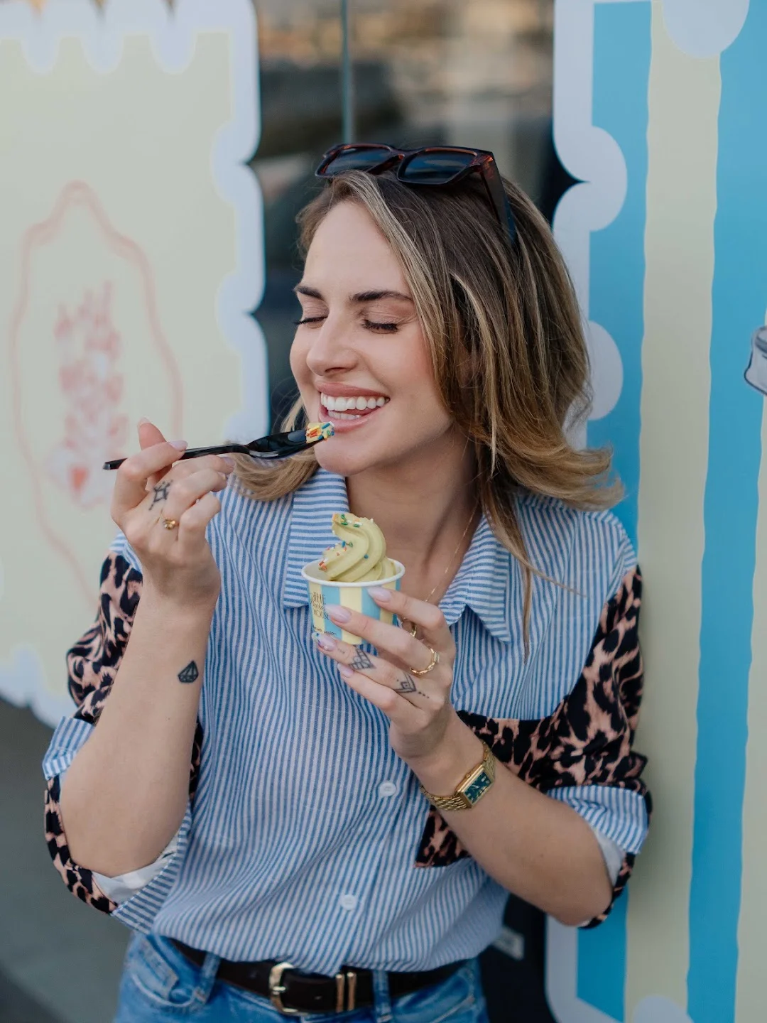 Ice-cream lifestyle campaign photography