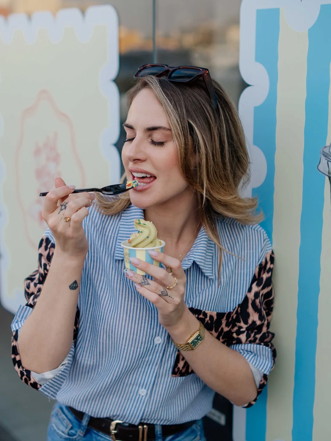 Ice-cream lifestyle campaign photography