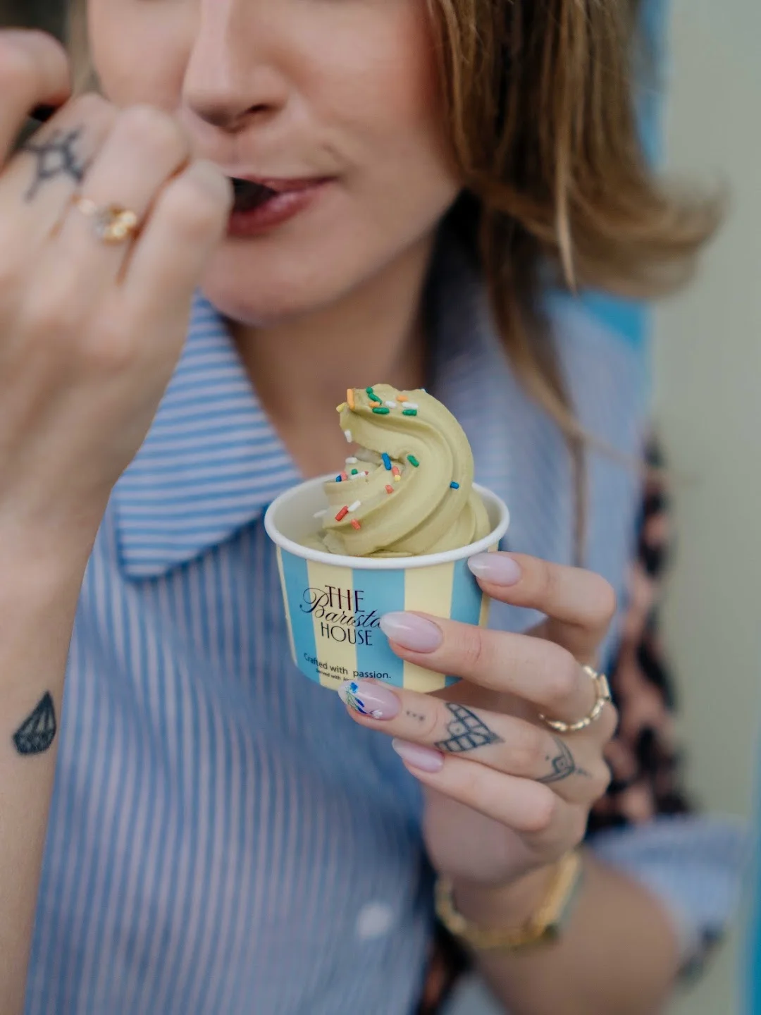 Ice-cream lifestyle campaign photography