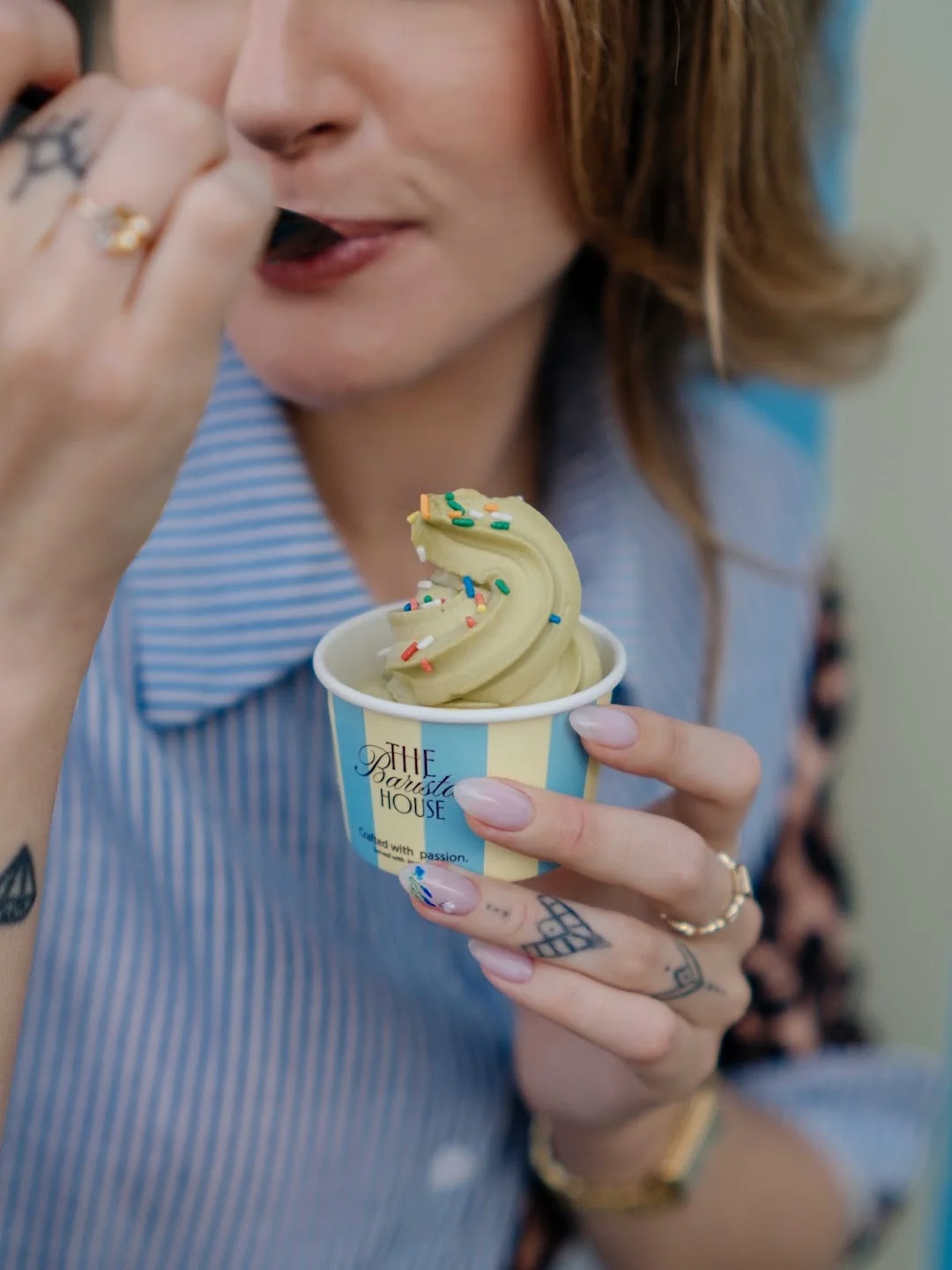 Ice-cream lifestyle campaign photography