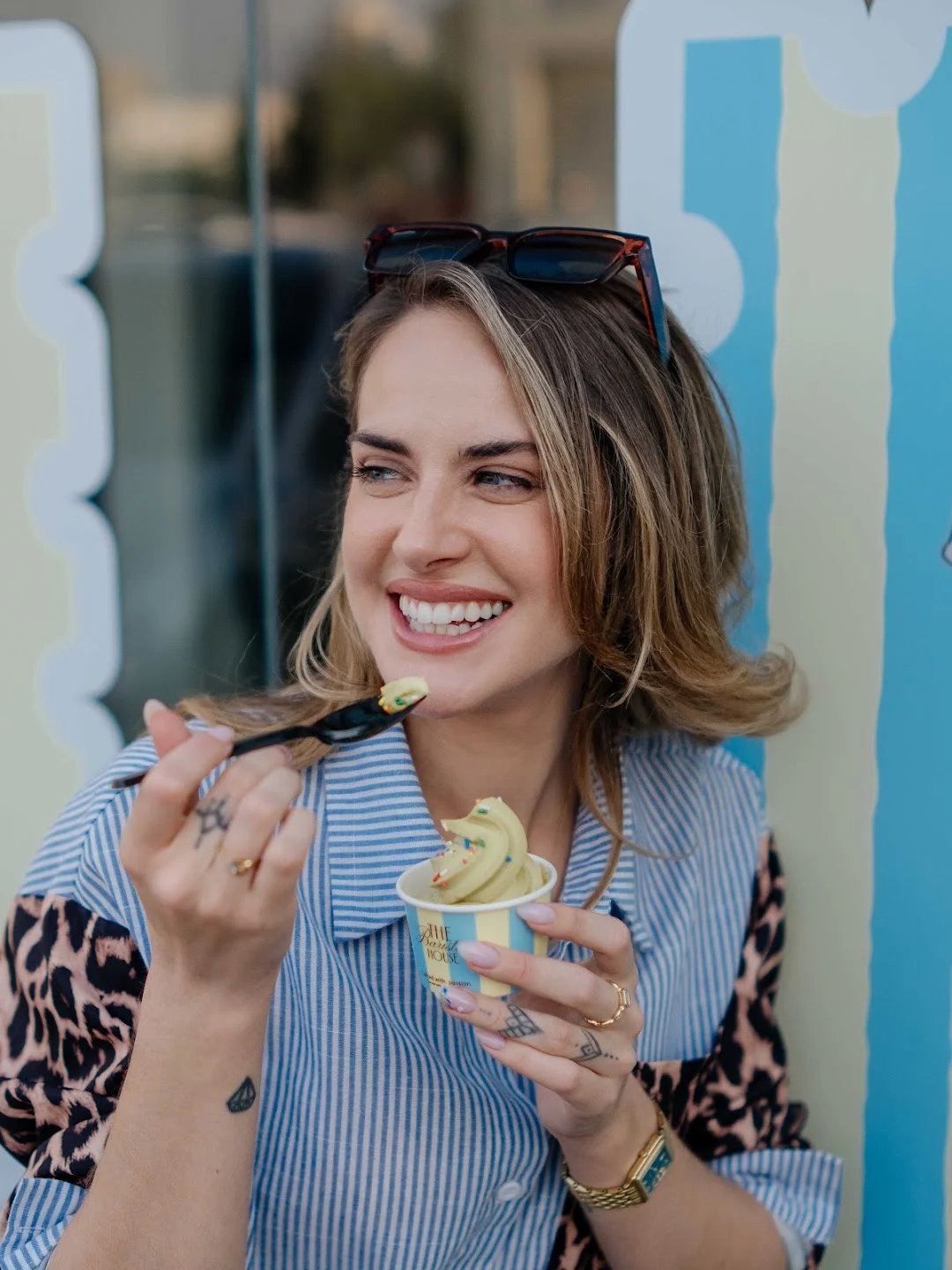 Ice-cream lifestyle campaign photography
